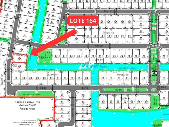 Terreno 400m² - Pedra Branca - mrt