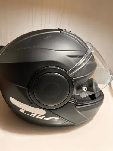 Capacete LS2 Scope Escamoteável - Tam. 56 | Preto Fosco