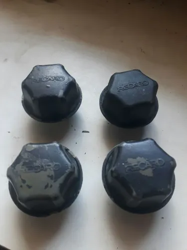 4 Roldanas Manoplas de Regulagem Lombar Original Banco Recaro