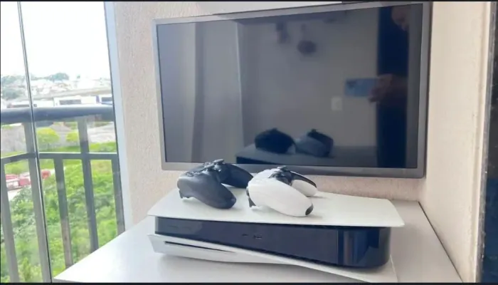 PS5 Slim Midia Física NOVO - DESBLOQUEADO 825Gb SEMI NOVO!