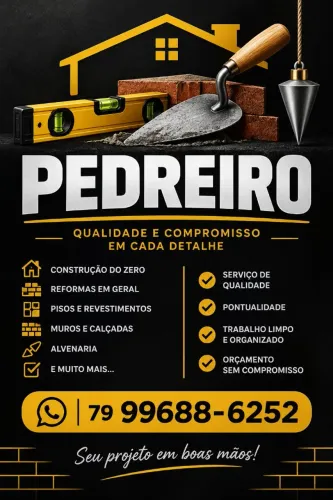 Pedreiro Disponível
