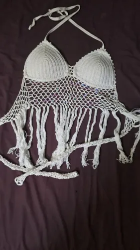 Top crochê