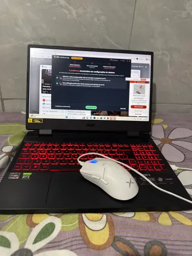 Acer Nitro 5 Gamer - Ryzen 5 7535HS + RTX 3050 + Tela 144Hz