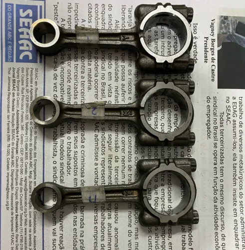 Virabrequim e bielas Fz6