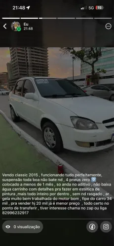 Chevrolet Classic Life/ls 1.0 VHC Flexp. 4P 2015