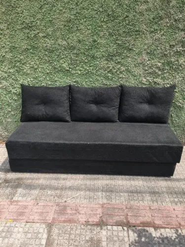 SOFÁ CAMA PRETO