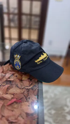 Boné Escola Naval - Navio-Escola Brasil - Bordado Dourado