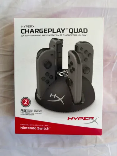 Base/Carregador de Joy-con Nintendo Switch HyperX Joycon Controle