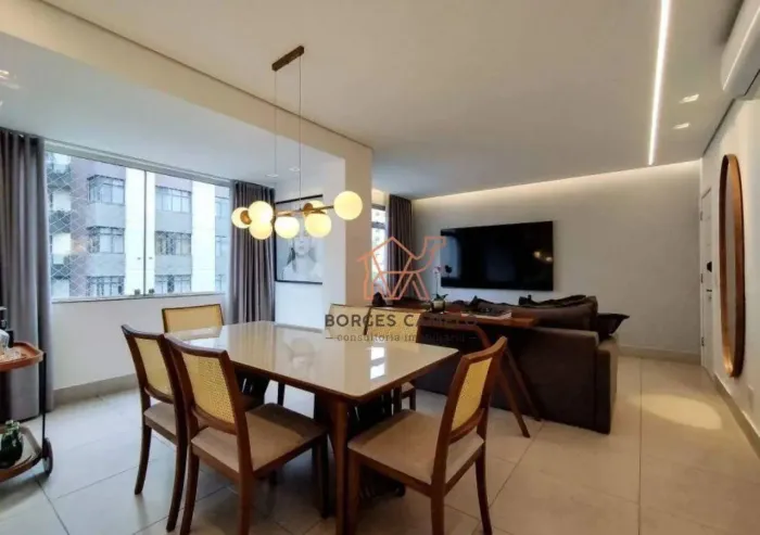 Apartamento com 3 dormitórios para alugar, 95 m² por R$ 11.000/mês - Buritis - Belo Horizo