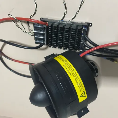 EDF 120mm mais esc 160a para jato aeromodelo 