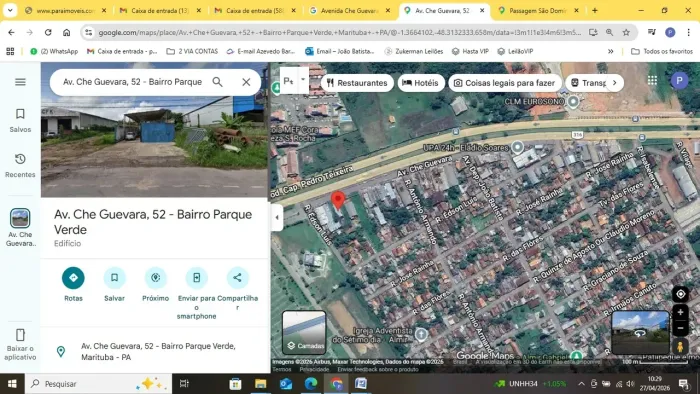Orlando Creci 10586 Vende Terreno na Av. Che Guevara, Marituba, c 2.671,00m². R$340.000,00