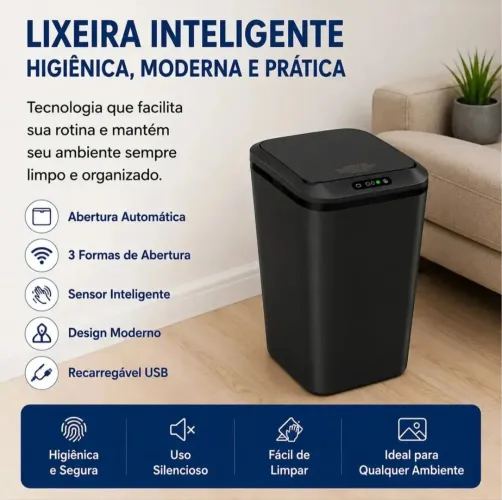 LIXEIRA INTELIGENTE 16L