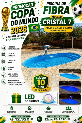 Piscina de fibra 