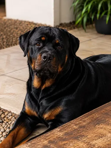 Filhotes de Rottweiler padrão Alemão
