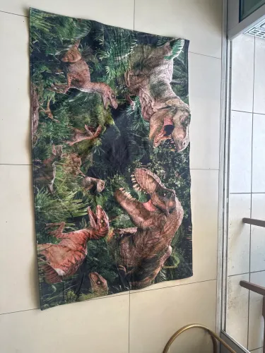 Tapete do dinossauro e bolsa brinde