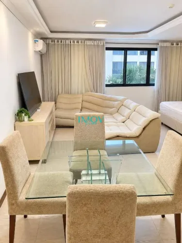 Apartamento com 1 dormitório para alugar, 47 m² por R$ 3.555/mês - Jardim Aquárius - São J
