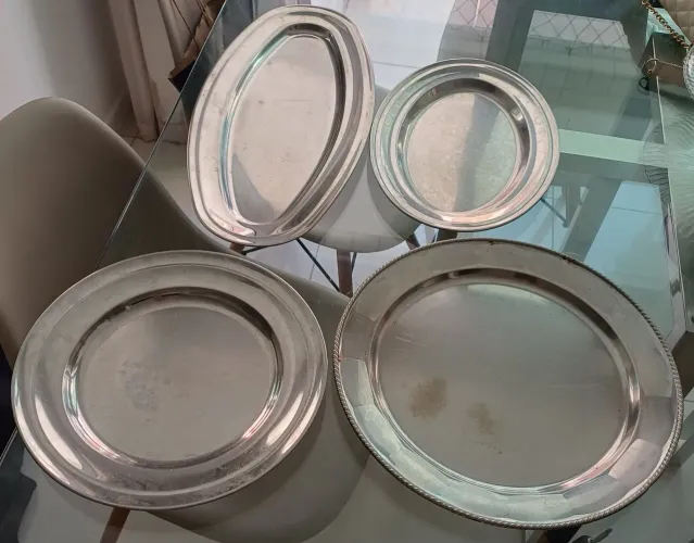 Bandejas / Saladeiras inox