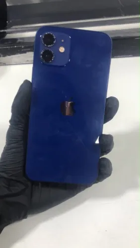 iphone azul 128gb + bateria portátil indução