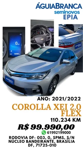 Toyota Corolla XEI 2.0 Flex 16V Aut. 2019