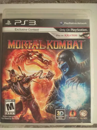 Mortal Kombat  (jogue com kratos do god of war)jogo ps3