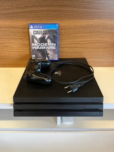 Ps4 pro 1tb | 1 controle + jogo call of duty