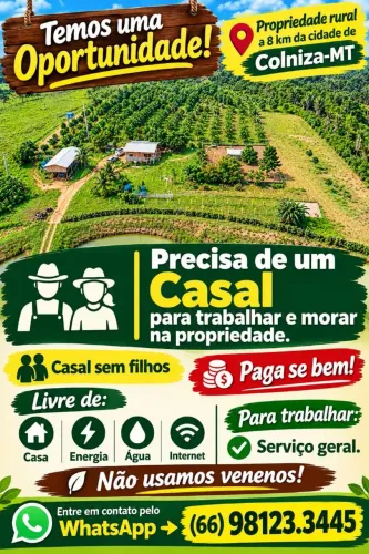 CASAL PARA TRABALHAR