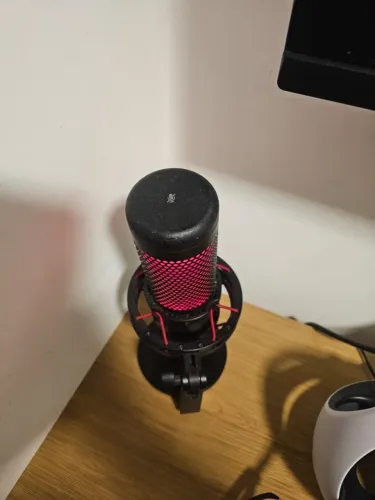 Microfone Gamer USB RGB - Excelente Estado