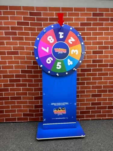 Roleta premiada promocional 