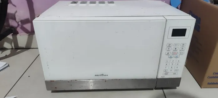 Microondas com defeito