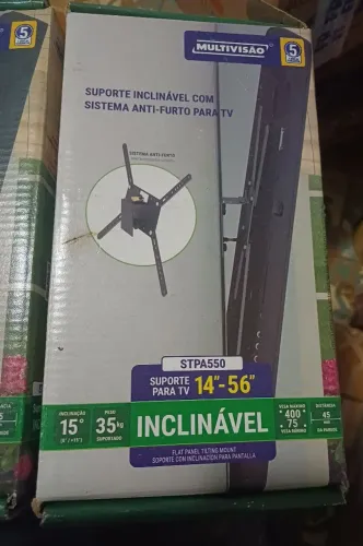 Vendo suporte tv inclinavel sistema anti-furto Guaratingueta