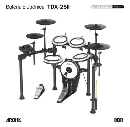 Bateria Eletrônica Aroma Tdx-25 I I (garantia até 02/2028)