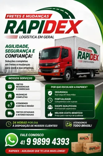 Caminhão de Mudança e fretes em geral