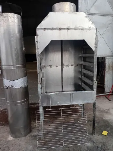 Churrasqueira em aço inox