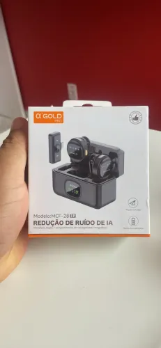 Microfone lapela a gold 