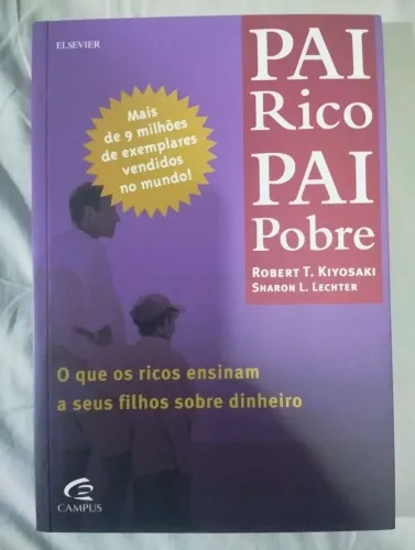 Livro Pai Rico Pai Pobre (Usado em excelente estado de conservação)