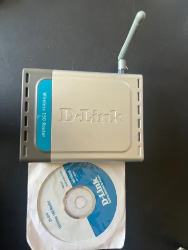 Roteador D-Link DI-524 Wireless - Kit Completo com Fonte Original