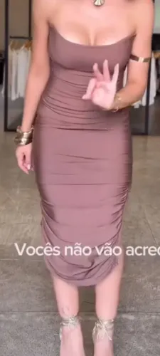 Vestido tomara que caia novo
