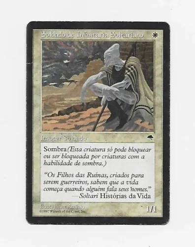 Carta Magic the Gathering Soldado de Infantaria Soltariano