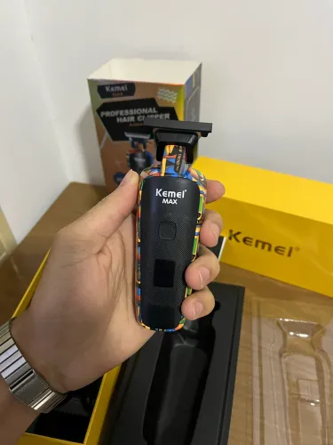 Máquina de Acabamento Kemei Max KM-MAX5090 Profissional!
