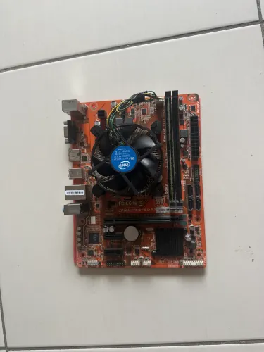 Kit placa mãe, processador, coller, memória ram ddr3