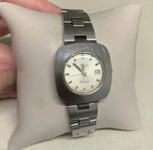 Relógio Mido Datorette Automatic Vintage Aço Suíço