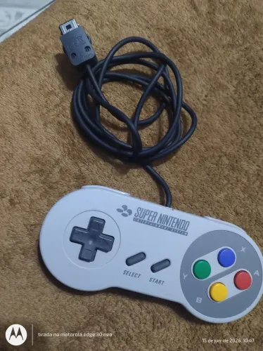 Controle original do mini famicon e mini super Nintendo