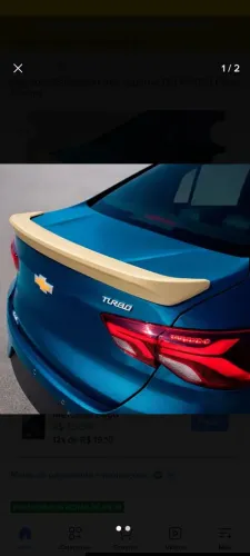 Aerofólio esportivo Onix sedan 2020/2023