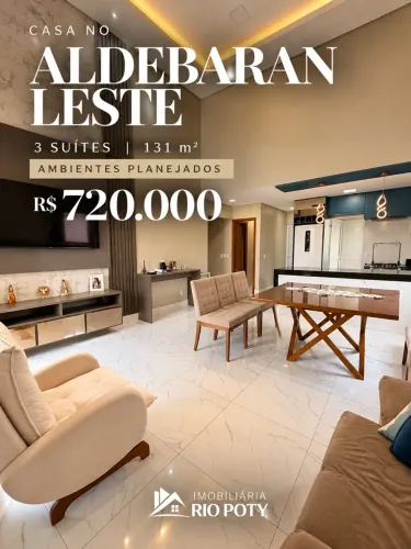 Casa à venda no Aldebaran Leste | R$ 720.000