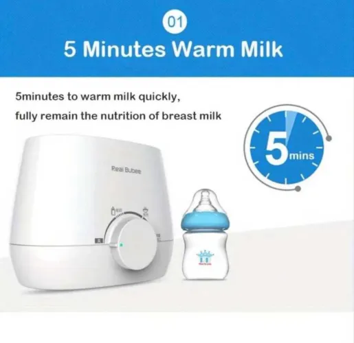 Aquecedor e esterilizador de Mamadeiras Duplo Real Bubee - Praticidade para o dia a dia!