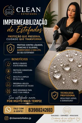 Impermeabilização de estofados ( blindagem ) 