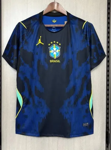Camisa Seleção Brasil Away Jordan Azul Copa 2026 Modelo Torcedor