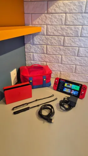 Nintendo Switch OLED Red Mario - Edição especial