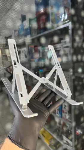 Suporte para Notebook e Tablet Em Alumínio- Leve, Resistente e Compacto