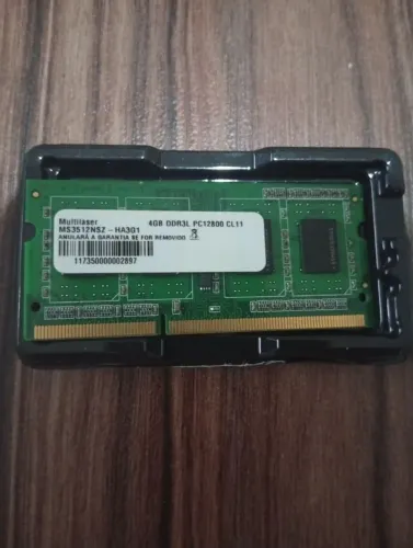 Memória notebook 4gb ddd3 multilaser